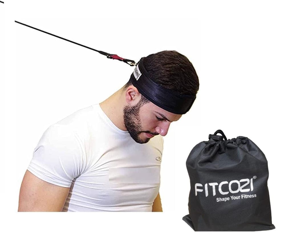 Neck Exercise Band Muscle Builder - Sports and Fitness Equipment | Buy online on ZillyBuy