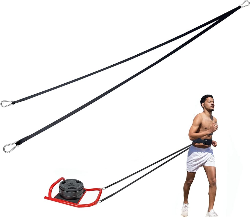 Weighted Training Waist Belt for Pulling Sled and Tires, - Sports and Fitness Equipment | Buy online on ZillyBuy