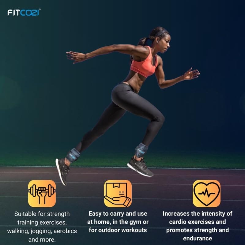 Fitcozi Ankle Weights for Workouts - Sports and Fitness Equipment | Buy online on ZillyBuy