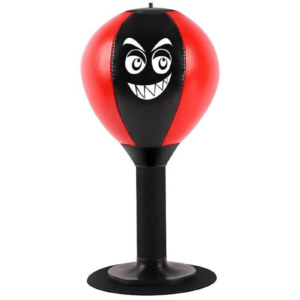 Floor Punching Bag, Stress Buster with Suction Cup for Office Table and Counters, Funny Toys for Kids - Sports and Fitness Equipment | Buy online on ZillyBuy