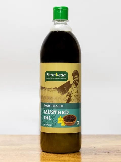 Cold Pressed Mustard Oil - Healthy, Flavorful & Aromatic, 1Ltr