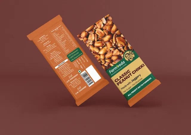 Classic Peanut Chikki (Pack of 4) - Nutty Delight for the Whole Family