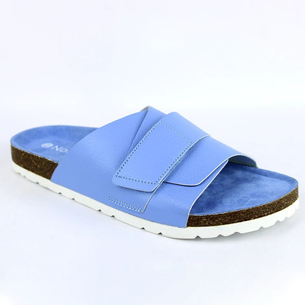 Latest Women Double Layered Bubbly Blue Cork Sandals (Women) 2025 at ShopCircuit | ONDC