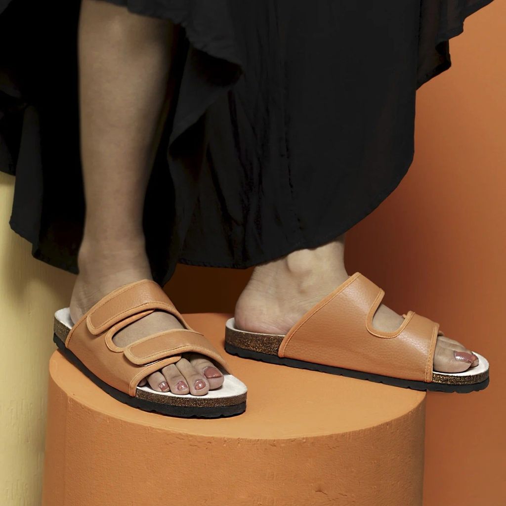 Latest Women Parallel Terracotta Cork Sandals (Women) 2025 at ShopCircuit | ONDC