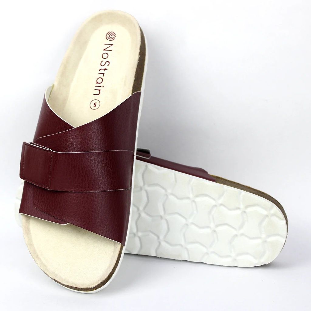 Top Women Double Layered Fresh Plum Cork Sandals (Women) 2025 at ShopCircuit | ONDC