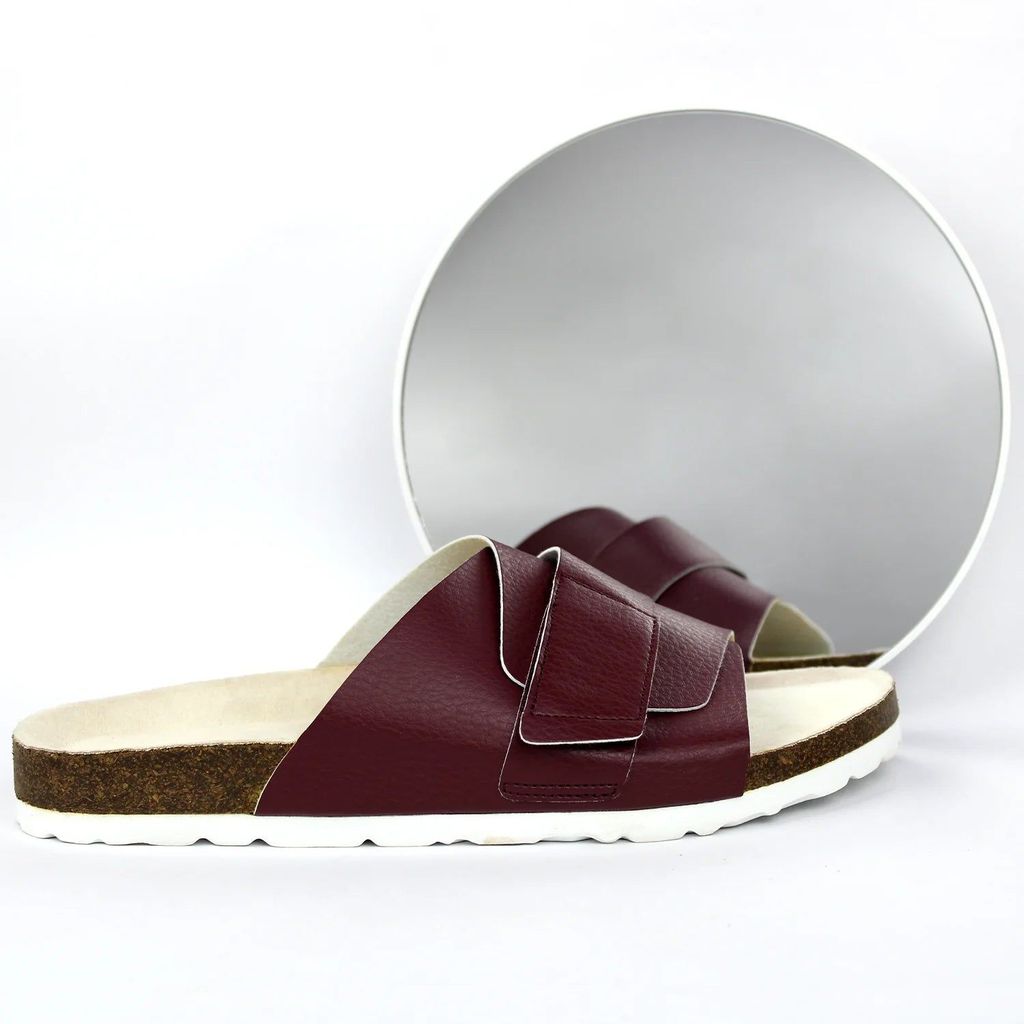 Top Women Double Layered Fresh Plum Cork Sandals (Women) 2025 at ShopCircuit | ONDC