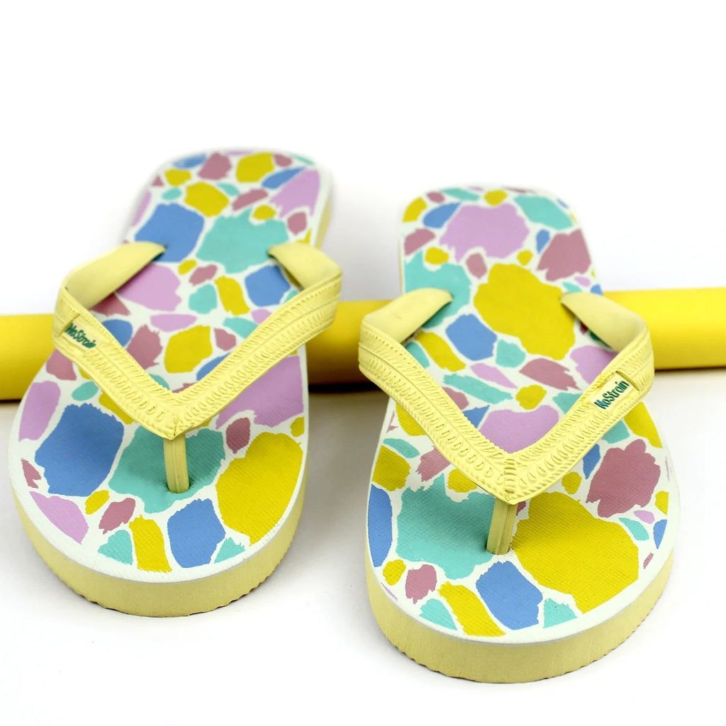 Trendy Men GoWild Pastel Yellow Flip-Flops (Men) 2025 at ShopCircuit | ONDC