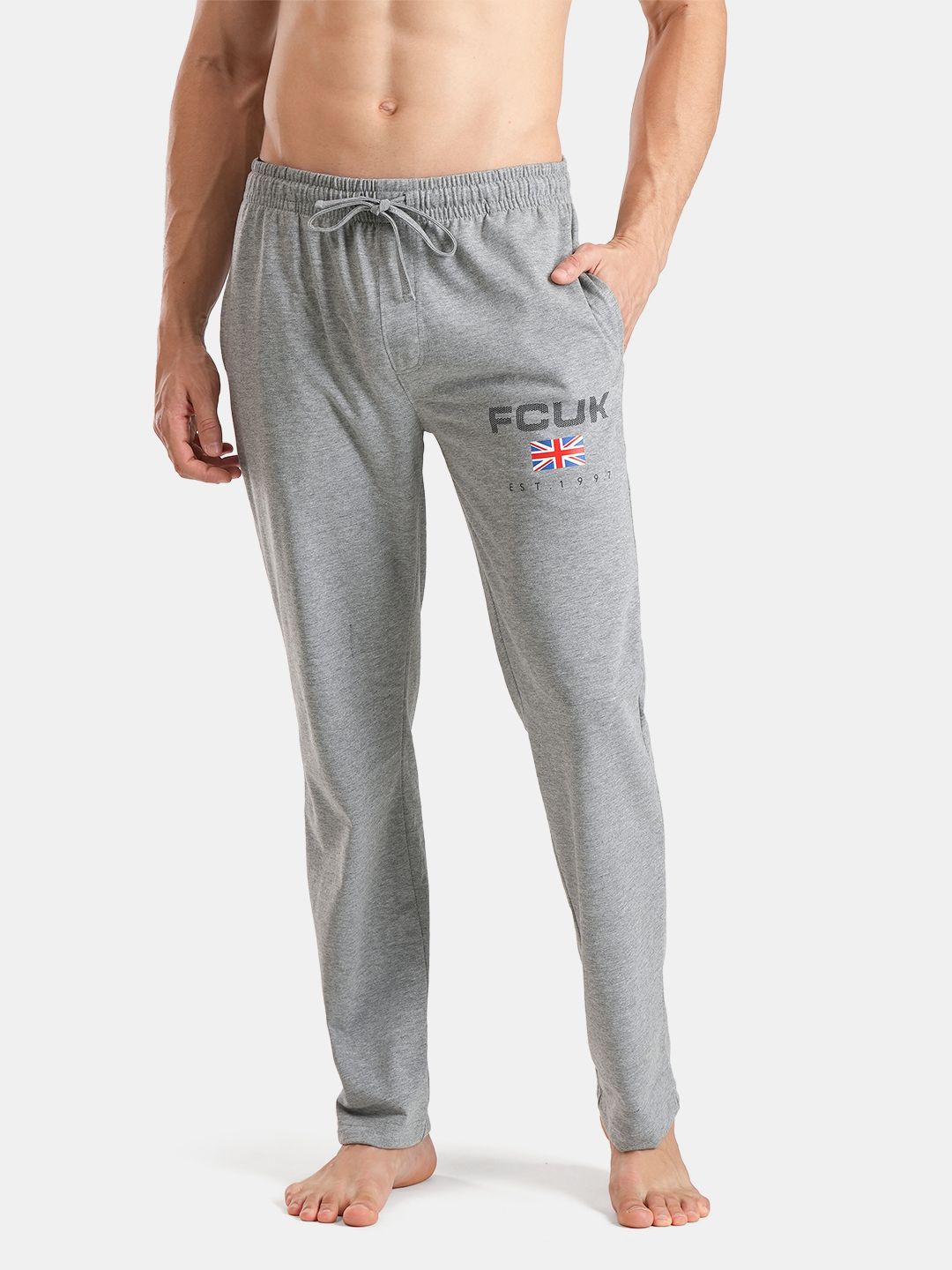 FCUK Flex Northolt, Men's Gray Lounge Pants