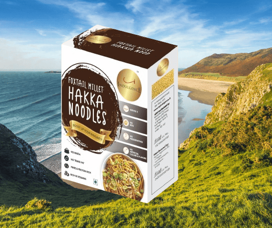 INDULGENCE No Maida Foxtail Millet Hakka Noodles Pack of 2-400 Gms