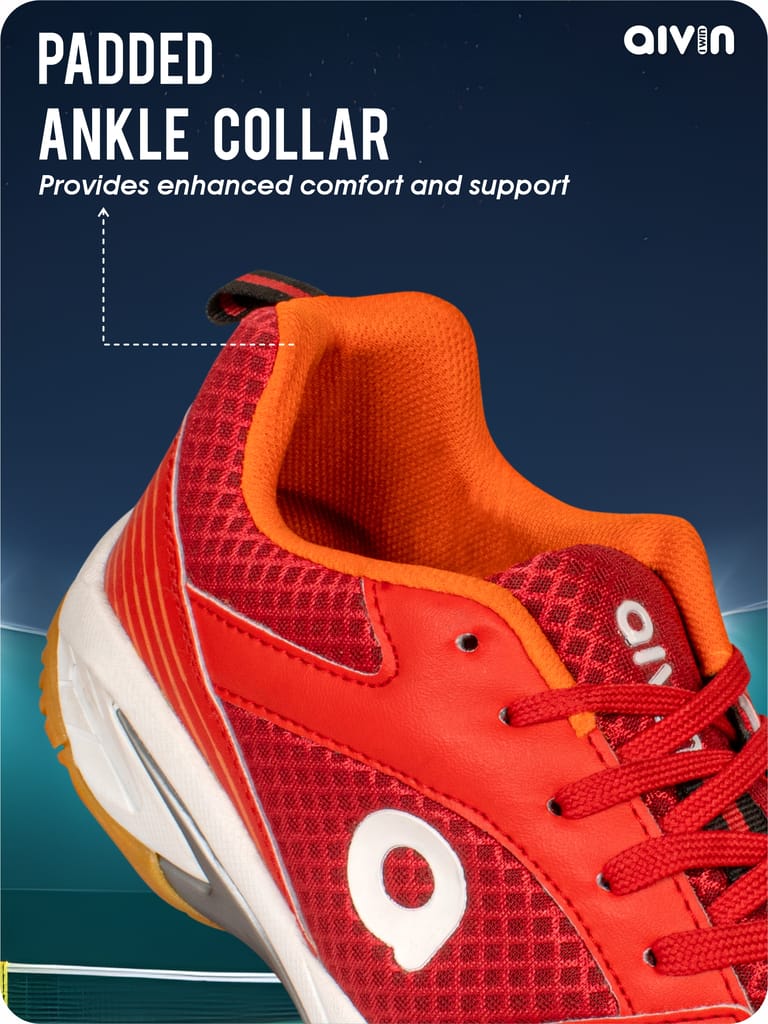 Affordable Men AIVIN Attract Unisex White Badminton Shoes 2025 at ShopCircuit | ONDC