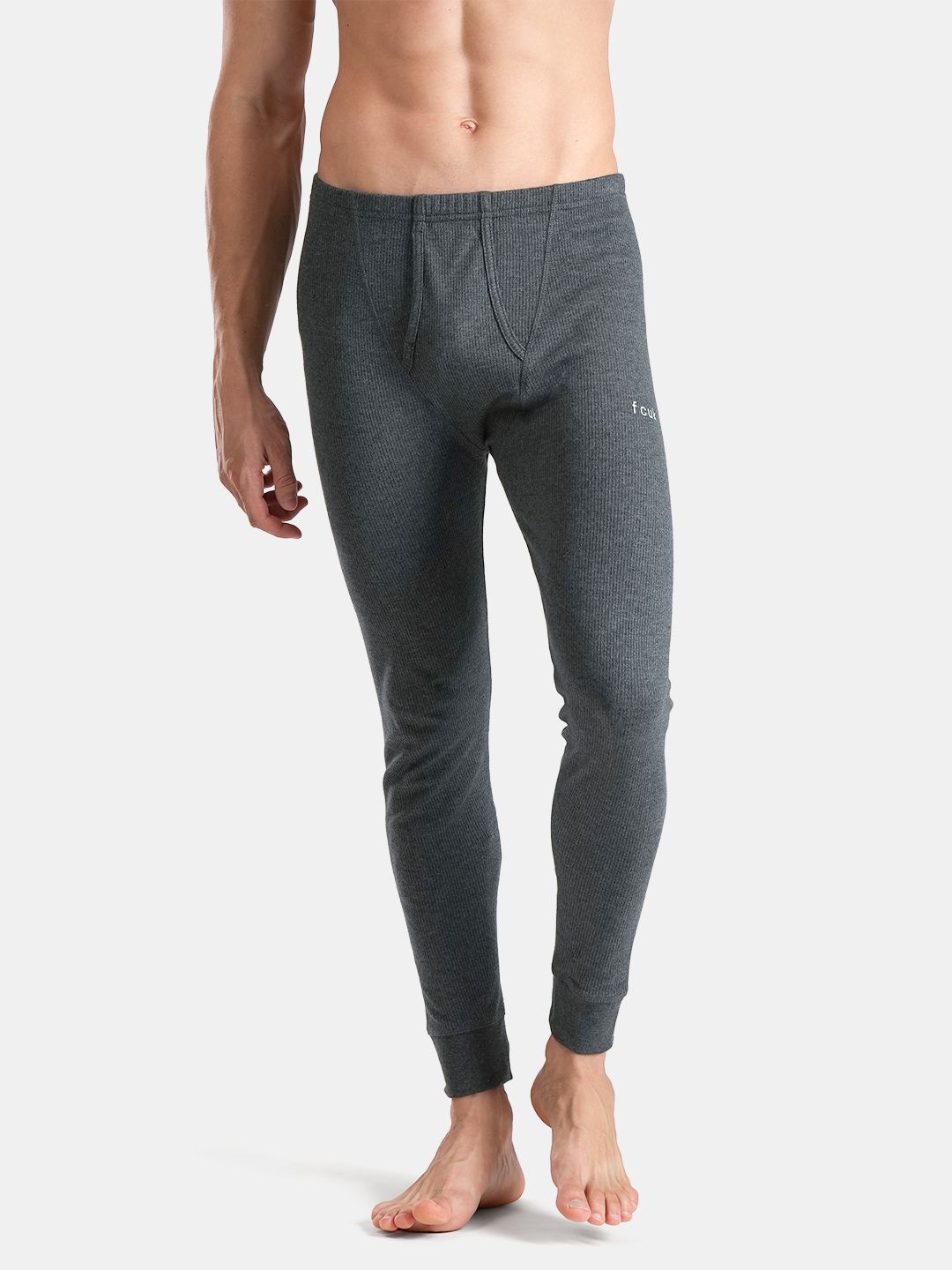 FCUK Flex Bradford, Men's Thermal Long John - Charcoal melange