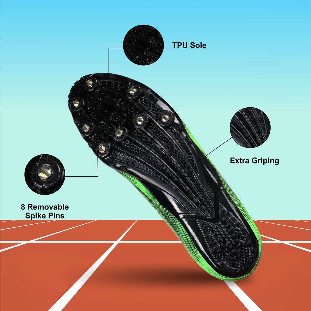 Exclusive Men AIVIN Unisex Red and Black Spikes Athletic Track and Field Shoes 2025 at ShopCircu