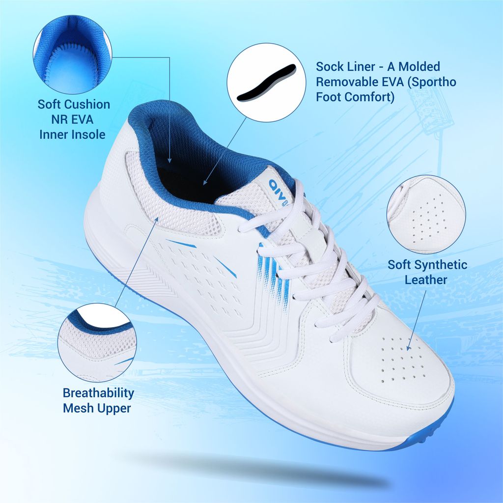 Chic Men AIVIN Super King Cricket Spikes Shoes For Men 2025 at ShopCircuit | ONDC