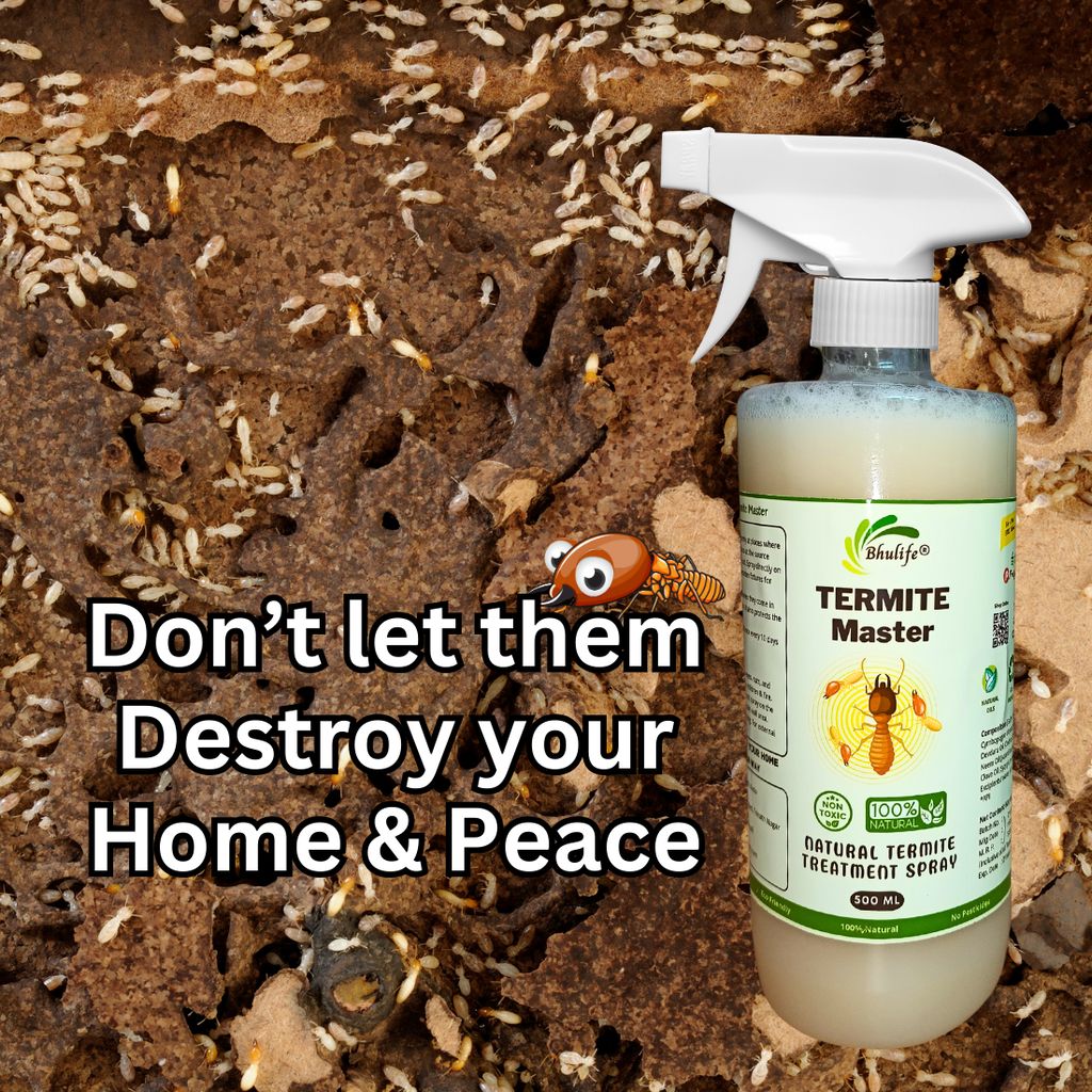 Bhulife Herbal Termite Killer Spray | Dimak Marne Ki Spray | 500MLx2 (Pack Of 2) - Fresheners and Repellents | Buy online on ZillyBuy