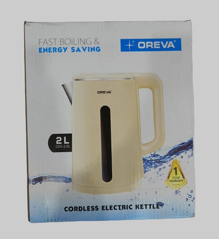 OREVA OEK KETTLE 1500WATTS 220V-240V (1 YEAR