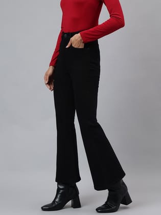 Richlook Women Black Boot-Cut Jeans Richlook Women Black Boot-Cut Jeans