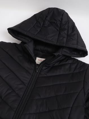 Richlook Women Black Full Zipper Hoodie Jacket Richlook Women Black Full Zipper Hoodie Jacket