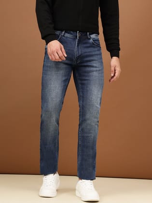 Richlook Men Mid-Blue Slim Fit Jeans Richlook Men Mid-Blue Slim Fit Jeans