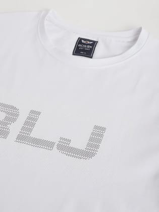 Men Off-White Regular Fit Crew Neck T-Shirt Men Off-White Regular Fit Crew Neck T-Shirt