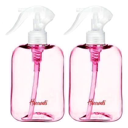 HARRODS Spray Bottle Combo Pack - 250ml Empty Bottles for Travel, Liquid, Room Spray, Fogging, Hand Wash, and Rangoli - Set of 2