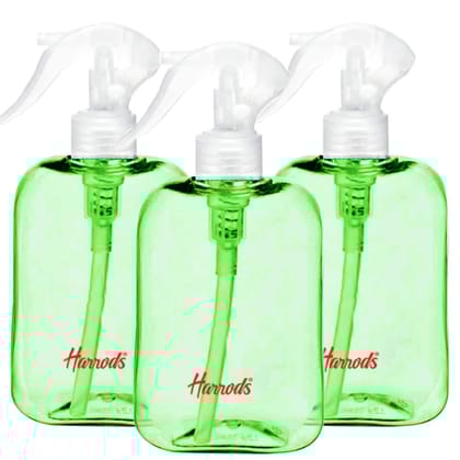 HARRODS Spray Bottle Combo Pack - 250ml Empty Bottles for Travel, Liquid, Room Spray, Fogging, Hand Wash, and Rangoli - Set of 3 (15)