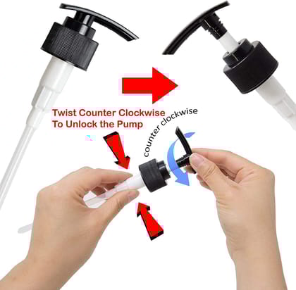 LUVS Empty Amber Plastic Pump Bottles, Soap Dispenser, Durable Refillable Containers for Liquid Soap, Shampoo, oils- 300ml Pack of 6