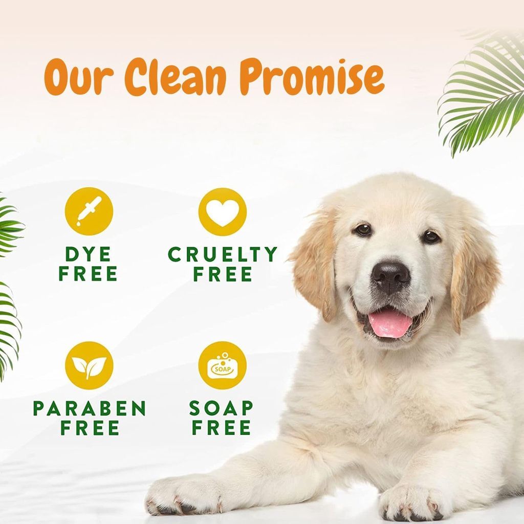 Trespaws Anti Bacterial Dog Shampoo | Dog Shampoo for Pomeranian, Shih tzu Puppy, German Shepherd, Labrador & Golden Retriever, Dogs Shampoo | 200ml