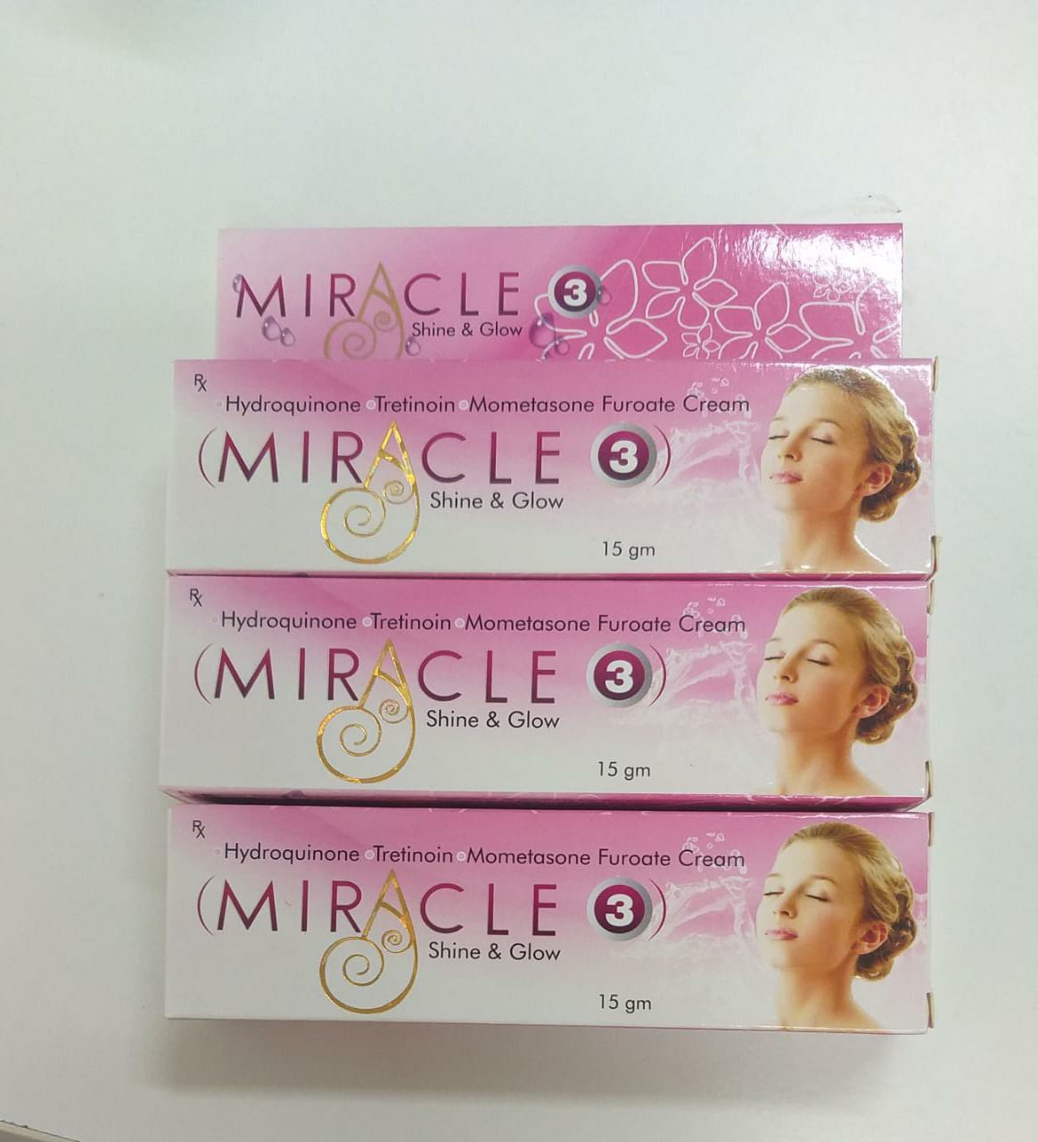 Miracle Shine and Glow Cream Pack of 3