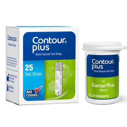 Contour Plus 25 Test Strips