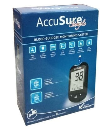 Accu Sure Simple 100 Test Strips