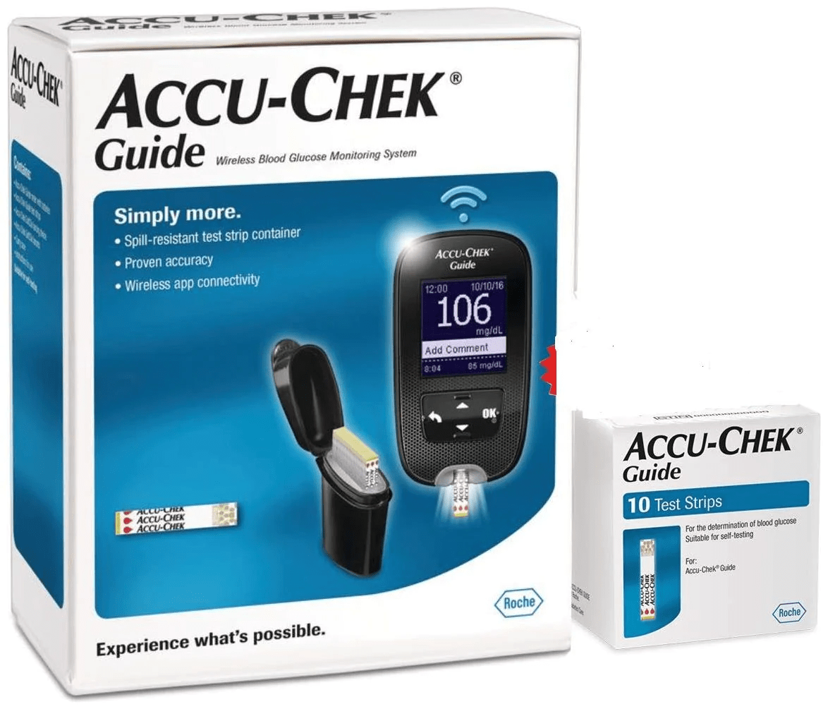 Accu-Chek Guide Meter With 10 Free Test Strips