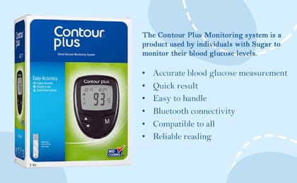 Contour Plus Meter With 25 Free Test Strips