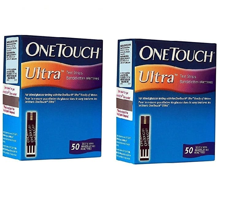 One Touch Ultra Diabetes Test Strips 50*2