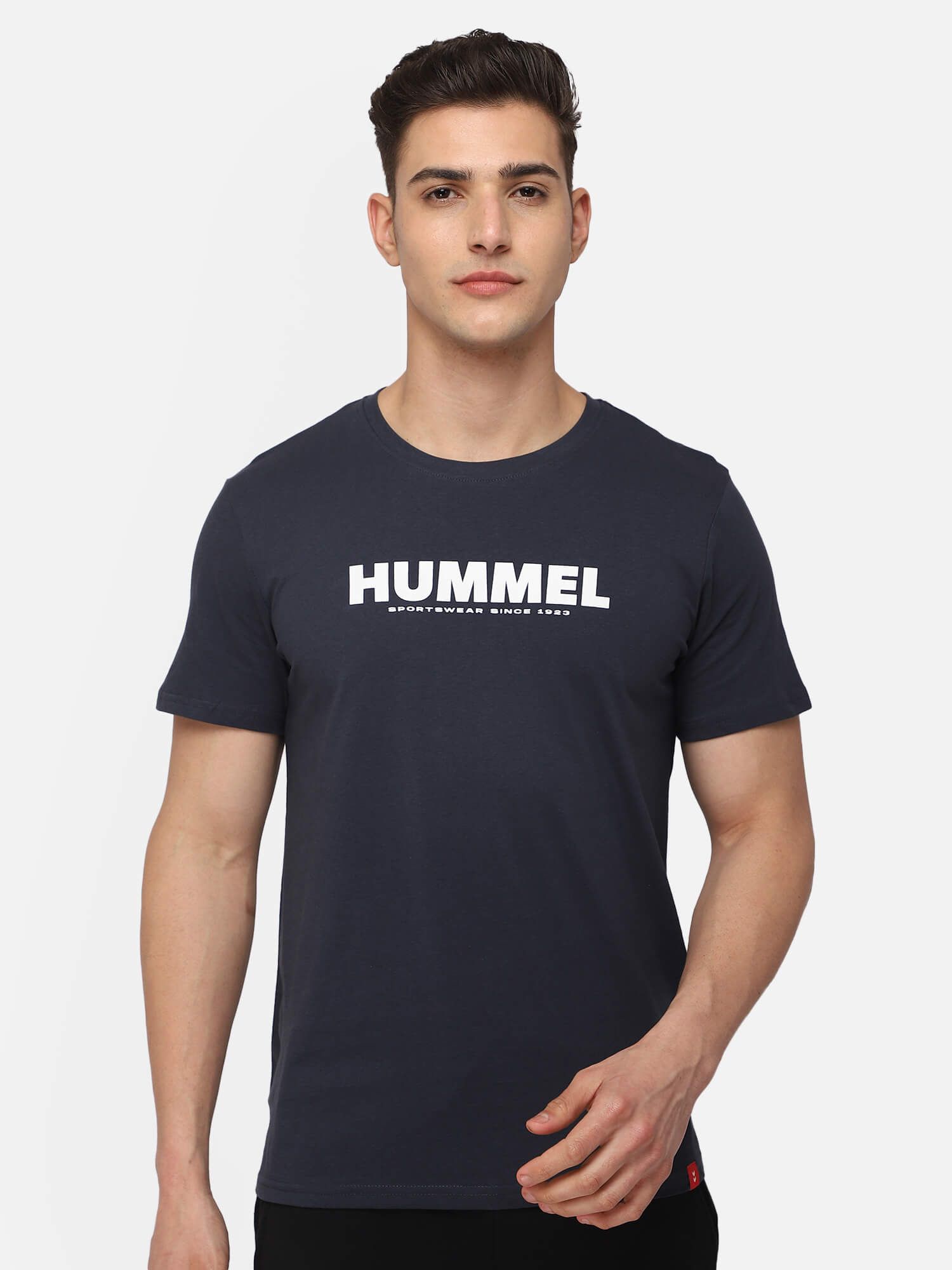 Legacy Round Neck Cotton Rich Half Sleeve Solid Regular fit Cottonpoly T-shirt for Men Comfortable soft Breathable Fabric Stretchable for Everyday Use Ideal for Casualwear