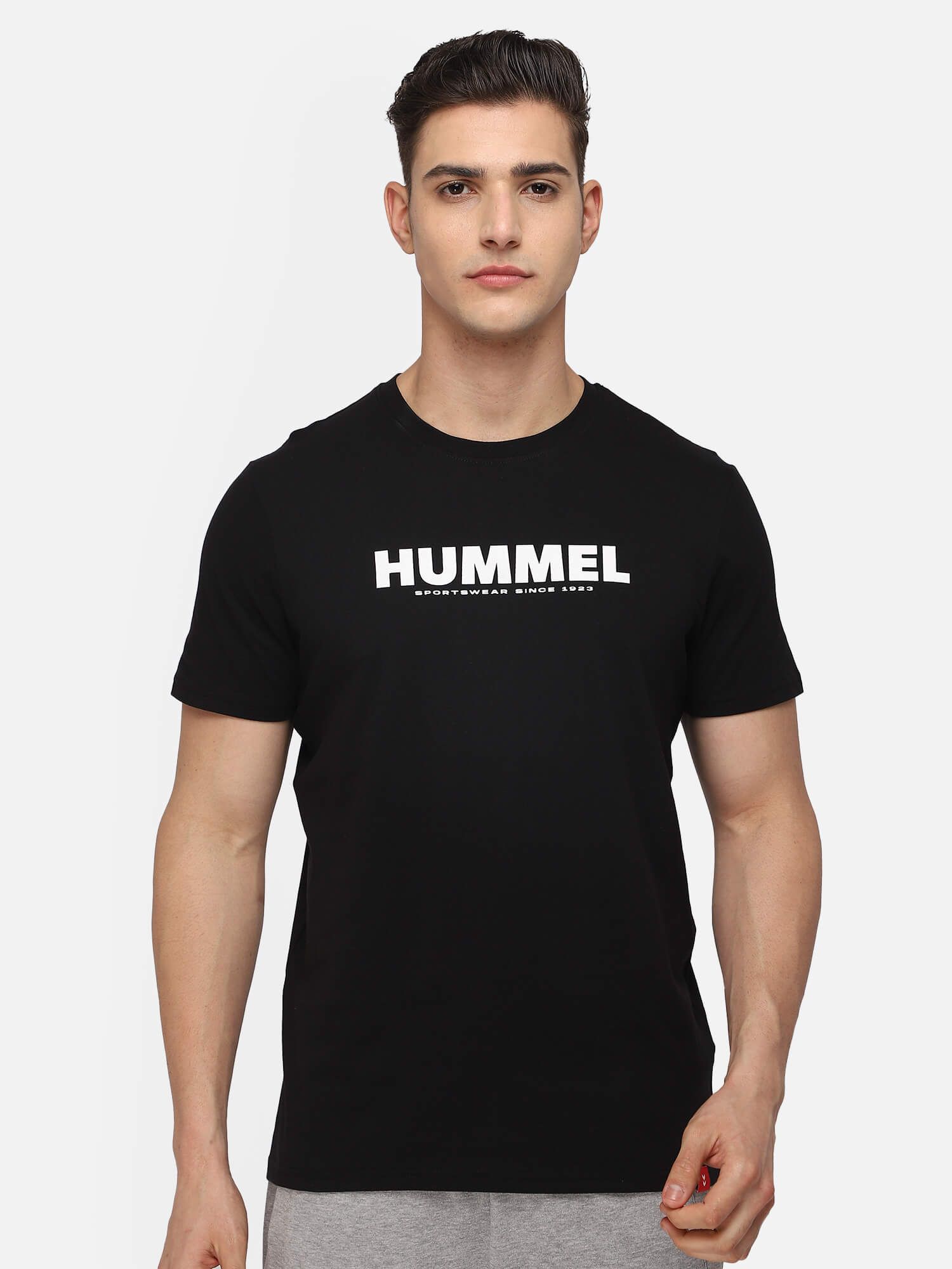 Legacy Round Neck Cotton Rich Half Sleeve Solid Regular fit Cottonpoly T-shirt for Men Comfortable soft Breathable Fabric Stretchable for Everyday Use Ideal for Casualwear