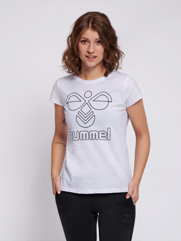 Senga Women Cotton White T-Shirt