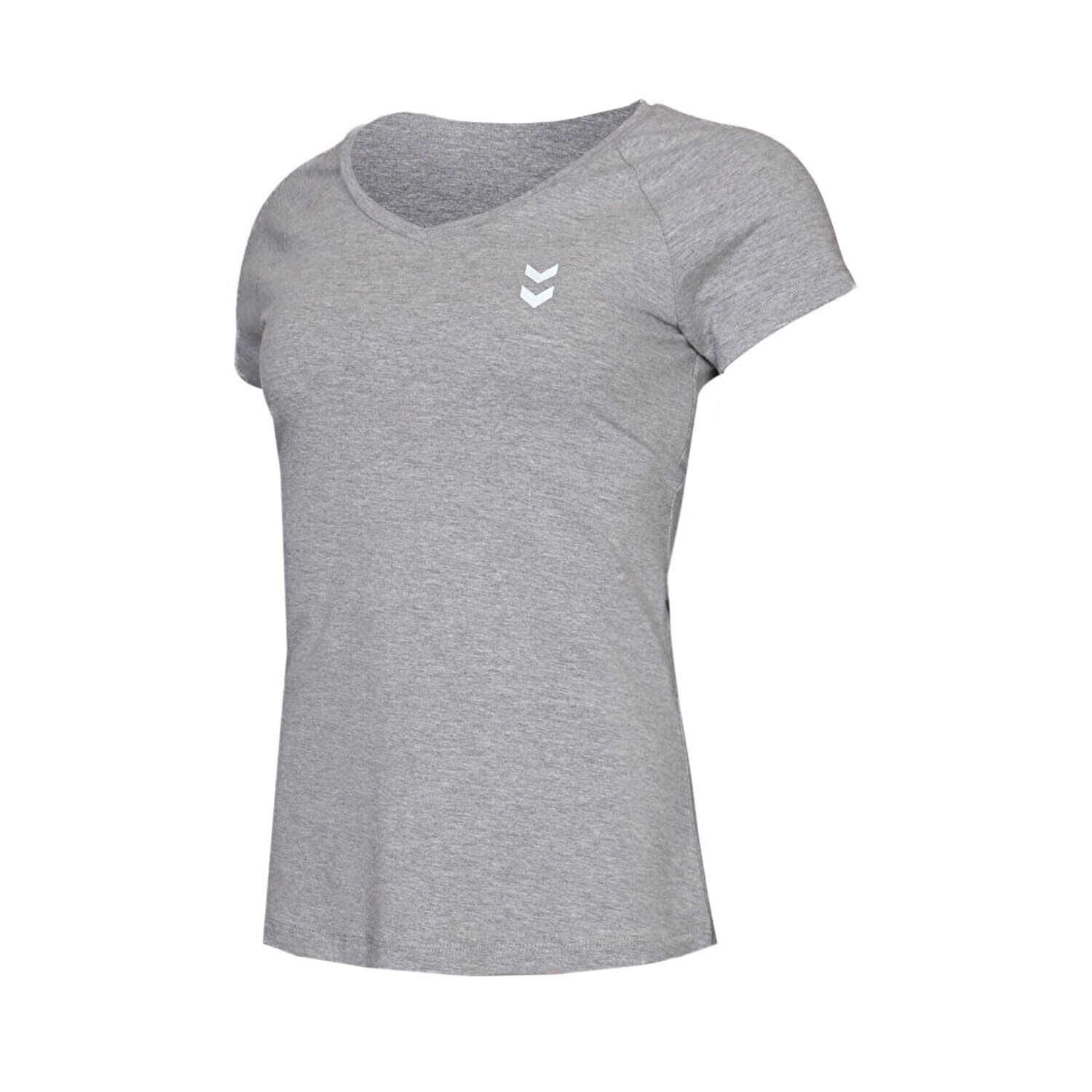 Triz Women Cotton Grey T-Shirt