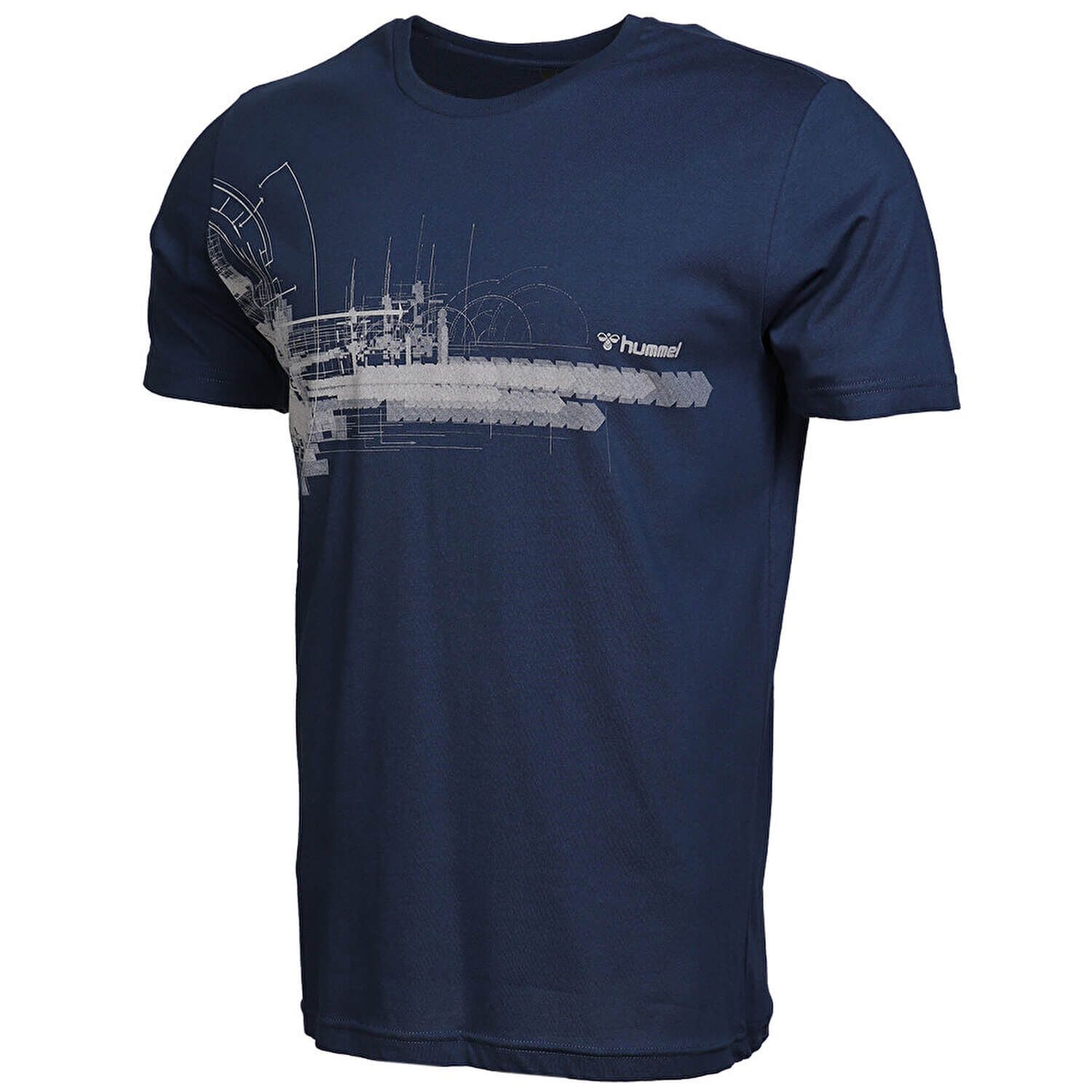 Yanis Men Cotton Blue T-Shirt