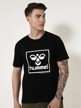 Siam Men Cotton Black T-Shirt