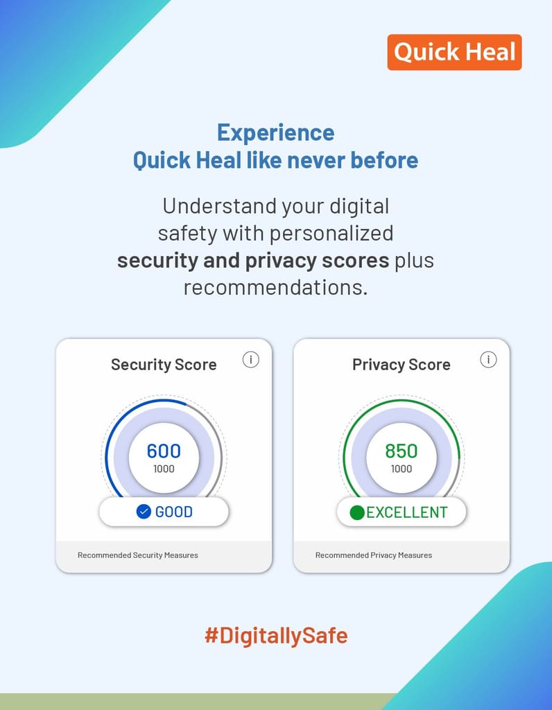 Quick Heal Internet Security Latest Version - 1 PC, 1 Year (Email Delivery - No CD)