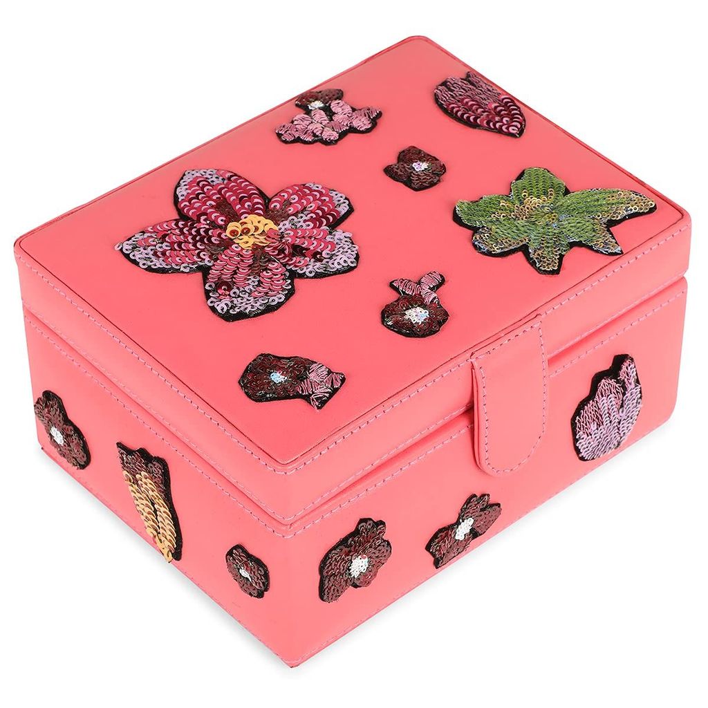 Vdesi Sequins Floral Motif Box