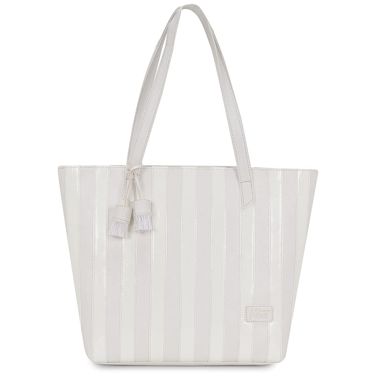 Vdesi Tone On Tone Striped Tote