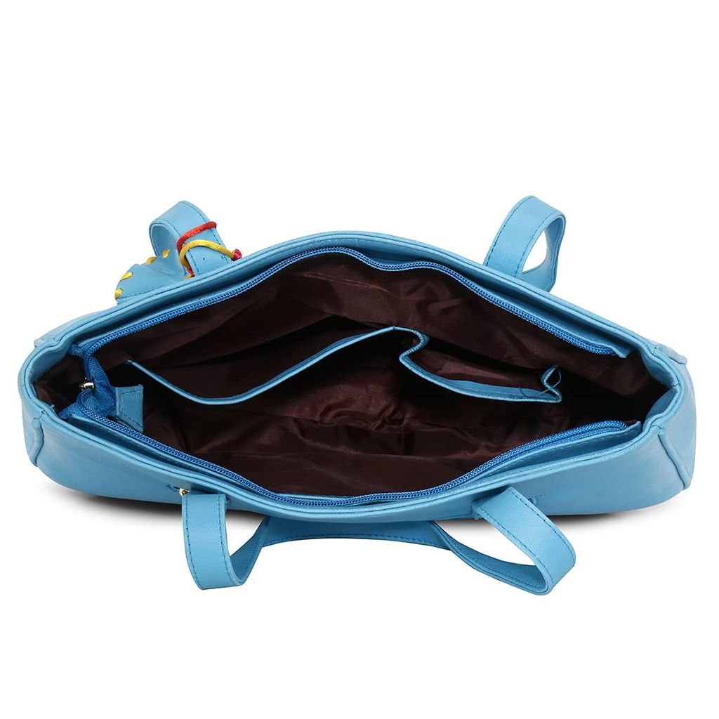 Vdesi Blue Bell Tassel Tote