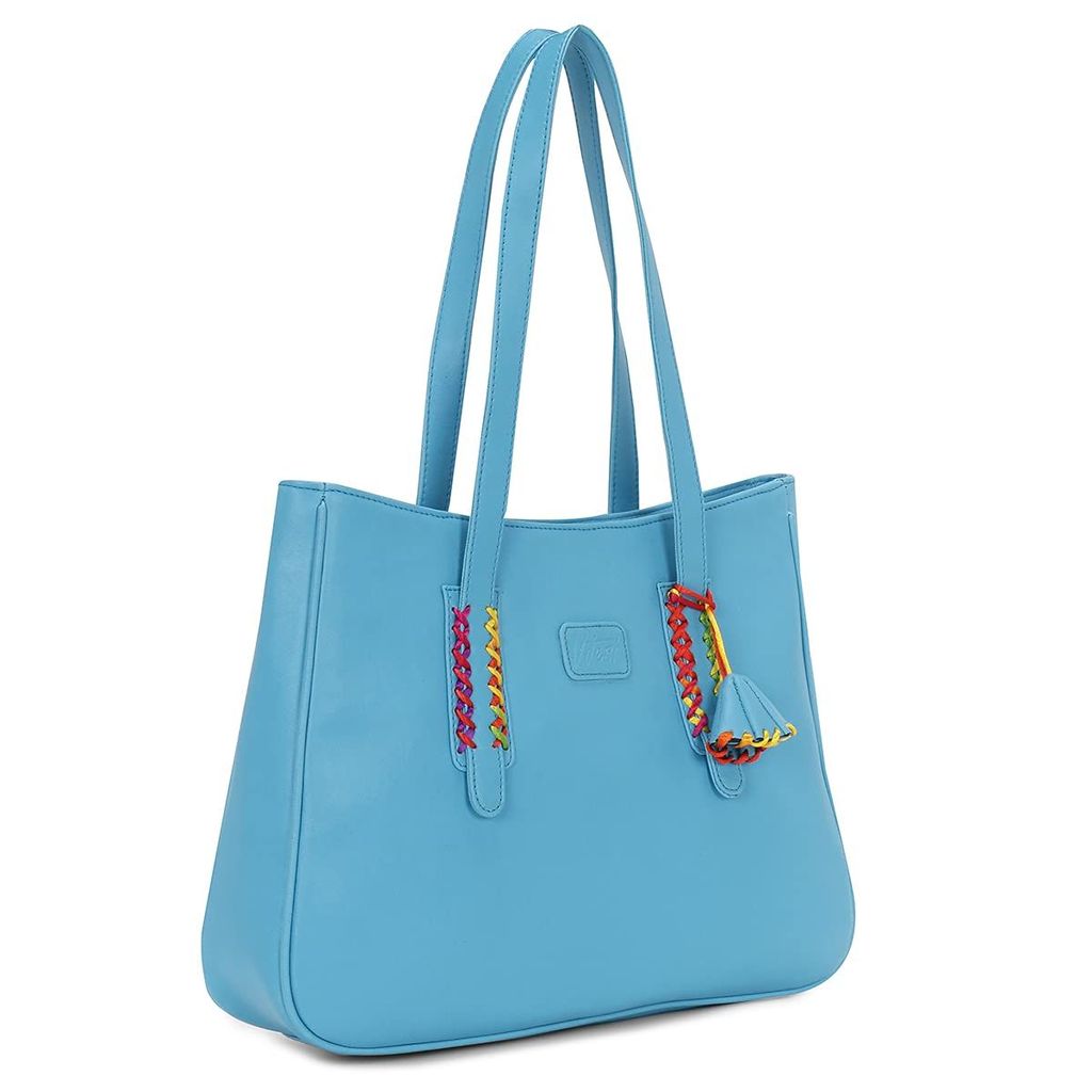 Vdesi Blue Bell Tassel Tote
