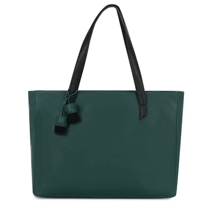 Vdesi Solid Green Tote