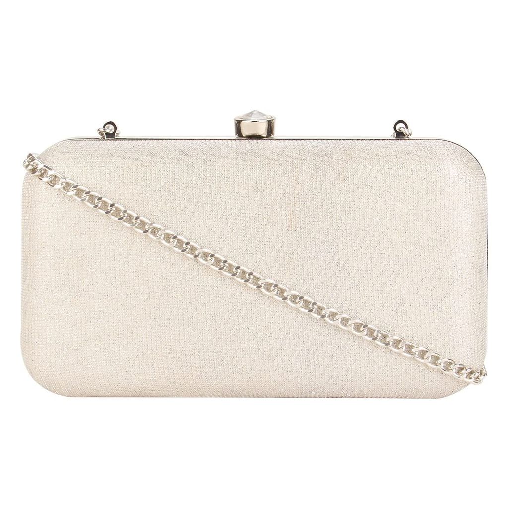 Vdesi Silver Shimmer Clutch