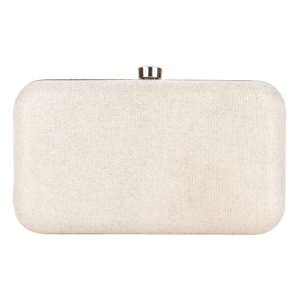 Vdesi Silver Shimmer Clutch