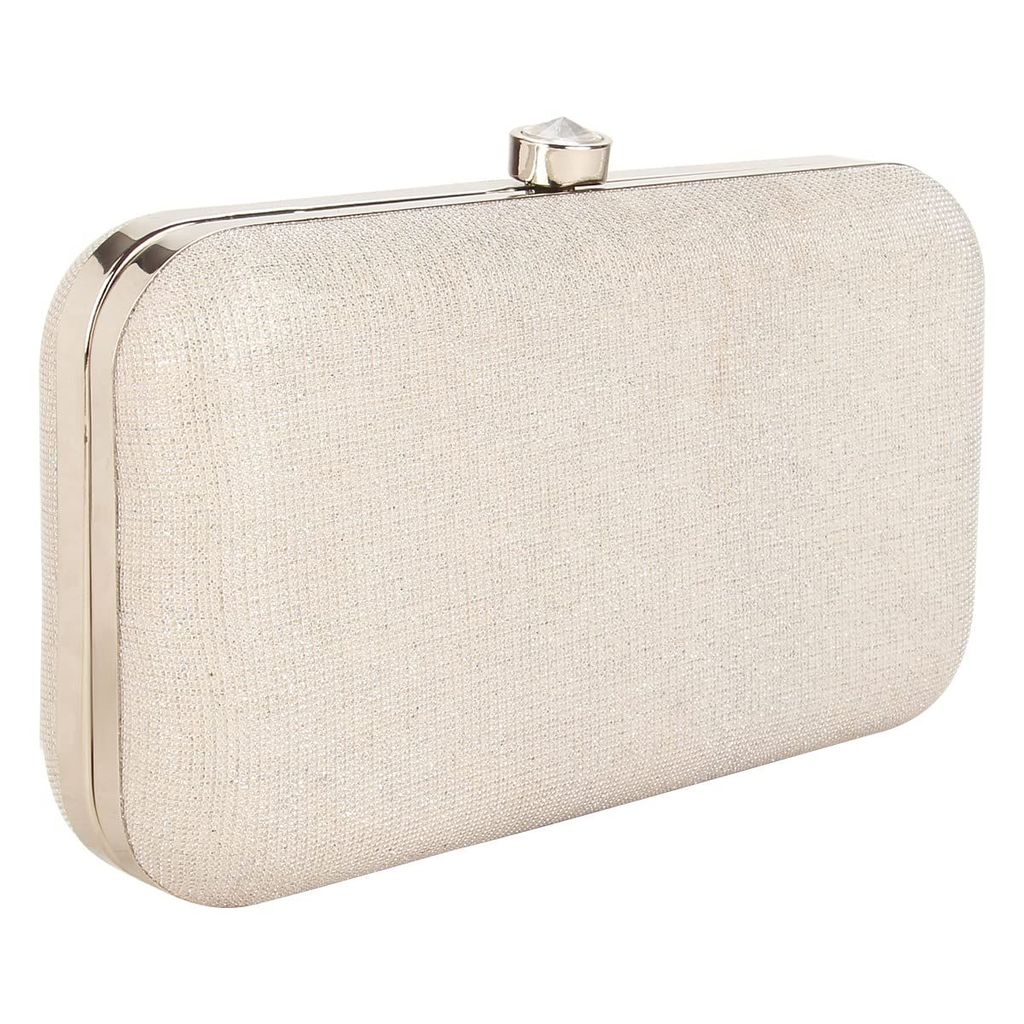 Vdesi Silver Shimmer Clutch