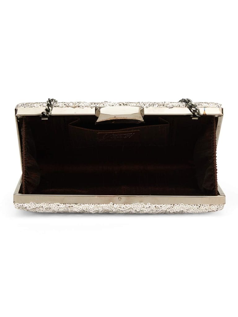 Vdesi Women'S Clutch (Silver)