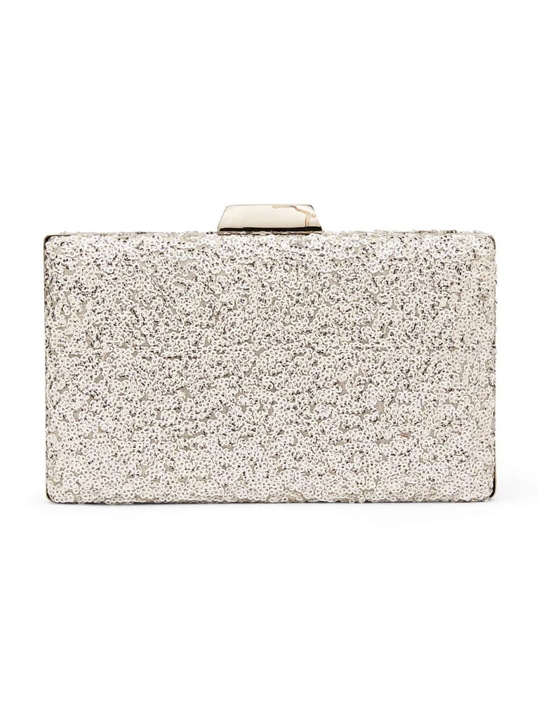 Vdesi Women'S Clutch (Silver)